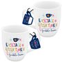 : Espressotasse "Kacktage in Glitzer tunken & funkeln lassen", Div.