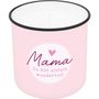 : Lieblingskerze in Emailleoptik Motiv "Mama, Div.