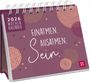 : Mini-Wochenkalender 2026: Einatmen. Ausatmen. Sein., KAL