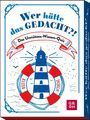 Titel: "Wer hätte das GEDACHT?!", Untertitel: "Das Unnützes-Wissen-Quiz". Illustration eines Leuchtturms.