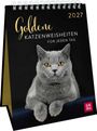 Wochenkalender 2027: Goldene Katzenweisheiten für jeden Tag, KAL