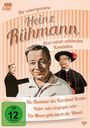 „Der unvergessene Heinz Rühmann“ als Haupttext, darunter drei Filmtitel und FSK 12. Drei Filmbilder von Rühmann.