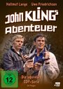 "John Klings Abenteuer", Hellmut Lange, Uwe Friedrichsen, FSK 12, ZDF-Serie. Zwei Männer mit Pistolen im Wald.