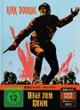 Text: "Kirk Douglas", "4K Ultra HD + Blu-ray", "FSK ab 12 freigegeben", "Wege zum Ruhm". Illustration: Mann mit Helm und Soldaten im Hintergrund.