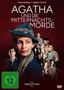"AGATHA UND DIE MITTERNACHTSMORDE" oben, Frau mit blauem Hut im Vordergrund, FSK 12 Symbol unten links.