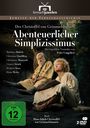 "Abenteuerlicher Simplicissimus", Miniserie, zwei Männer in einfachen Gewändern im Wald sitzend, der eine liest. FSK 12.