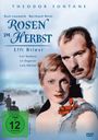 "Rosen im Herbst" steht im Mittelpunkt, darunter Namen wie Ruth Leuwerik. Ein Mann und eine Frau sind nah beieinander.