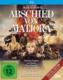 "ABSCHIED VON MATJORA" in großen Buchstaben. Darunter sind mehrere Menschen vor einem brennenden Baum zu sehen.