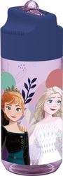 : Frozen Trinkflasche mit Strohhalm, Div.