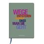 : Notizbuch A5 Hardcover Wege, Div.