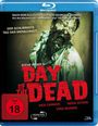 Text oben: "Nach dem Kultschocker von George A. Romero." Schauriges Zombie-Gesicht, Text: "Day of the Dead", FSK 18.