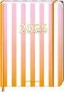 : Kleiner Wochenkalender - Mein Jahr 2025 - Streifen rosa, KAL