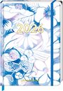 : Mein Jahr 2026 - Blumen (All about blue), KAL