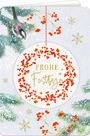 : Weihnachtskarte mit Anhänger - Frohe Festtage, Div.