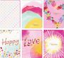 : Notizhefte DIN A5 - Love & Happiness, Div.