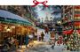 Wand-Adventskalender - Romantische Weihnachten in Paris, KAL