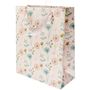 : Geschenktüte Blumen, Rosa, L, FSC MIX, 26 x 32 x 12 cm, 230 g/m², Div.