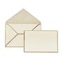 Premium Kartenset Creme / Gold, 13,8 x 9 cmFSC MIX, Div.