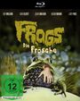 Text: "Frogs: Die Frösche", FSK 12. Eine Illustration zeigt einen Frosch, der eine menschliche Hand im Mund hat.