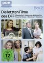 „Die letzten Filme des DFF. Mäuselaufrad, Szenen einer glücklichen Ehe, Pause für Wanzka, Silberdistel, Gänsehaut.“  
Vier Filmszenen. FSK 12.