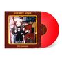 "ClemtE SPOR" und "Uffe Lorenzen" stehen oben und unten auf einem Plattencover. Rote Vinyl-Schallplatte.