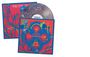 Texte: "CSR037", "ARCANE ALLIES". Illustration: Buntes, abstraktes Vinyl-Cover mit Pflanzen und geometrischen Mustern.