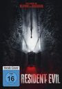 Text: "Vom Regisseur von Weapons und Barbarian" und "Resident Evil". Verschneite Straße, Auto, lange Schatten.