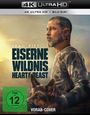 Text: "BRAD PITT", "EISERNE WILDNIS", "HEART OF THE BEAST", "FSK ab 12 freigegeben", "VORAB-COVER". Ein Mann mit Bart und ein Hund.