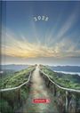 : Brunnen 1079615025 Buchkalender Modell 796 (2025) "Mountain Trail"| 2 Seiten = 1 Woche| A5| 128 Seiten| Grafik-Einband| bunt, Buch