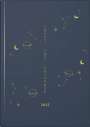 : rido/idé 7021507025 Buchkalender Young Line (2025) "Universe"| 2 Seiten = 1 Woche| A5| 160 Seiten| Grafik-Einband| dunkelblau, Buch