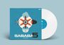 Text: "SABABA 5 ASPAN" und "BATOV RECORDS". Illustration mit geometrischen Mustern, Farben rot, blau und weiß. Vinylplatte.