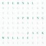 Texte: ETERNAL, SPRING, JACK, WYLLIE. 
Wortsuche-ähnliche Anordnung, klare grüne Buchstaben auf weißem Hintergrund.