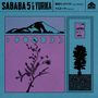 "SABABA 5 & YURIKA" oben, "東京ミッドナイト Tokyo Midnight" rechts. Grafik: Berg, Mondphasen, Fenster, Pflanze.