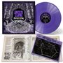 "GREEN LUNG: NECROPOLITAN" auf einem violetten Vinyl und Cover. Illustration eines düsteren, mystischen Szenarios.
