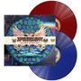 "Corrosion of Conformity", "Good God", "Bad Man". Zwei Vinyls: eins rot, eins blau. Illustration mit Adler vor Mandala.