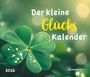 : Der kleine Glücks Kalender - Tischaufstellkalender mit 12 Glücksbotschaften im Format 14 x 12, KAL