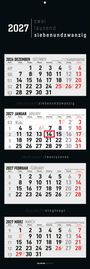 4-Monatskalender Black 2027, KAL