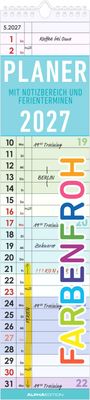 Planer Farbenfroh 2027, KAL