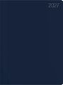 „2027“ steht oben rechts. Dunkelblaues, schlichtes Design, möglicherweise ein Planer oder Kalender.