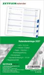 Kalenderersatzeinlage TP 1M/2S Registerschnitt 2027, KAL