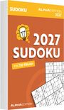 „2027 Sudoku, Mit 730 Rätseln“, Illustration eines Sudoku-Buchs mit Rätselgitter und Glühbirnen-Design.