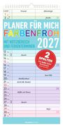 Planer für mich Farbenfroh 2027, KAL