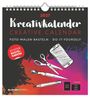 Kreativkalender M schwarz 2027, KAL