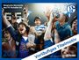 "Magische Momente des FC Schalke 04", jubelnde Menschen, Fußballstimmung, "Vorläufiges Titelmotiv", Schalke-Logo.