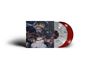 Albumcover mit Text: "Bury Tomorrow The Union of Crowns". Zwei Schallplatten, eine marmoriert grau, eine rot.