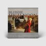 Text: "BLONDIE HIGH NOON" und Datum "FRIDAY, FEBRUARY 26, 2027". Menschen in einem Raum; eine Person trägt roten Mantel.