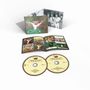 CDs "Emerson, Lake & Palmer" zeigen Alben und ein Booklet mit Bildern und Text, darunter Bandfotos und Cover alter Alben.