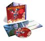 CD-Hülle mit Texten: "Bruce Dickinson", "Accident of Birth". Illustration: Clown mit Axt, erstaunter Gesichtsausdruck.