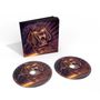Album "Motörhead" mit Artbook und zwei CDs. Illustration eines Zuges mit dämonischem Gesicht auf Cover und CDs.