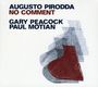 Augusto Pirodda: No Comment, CD